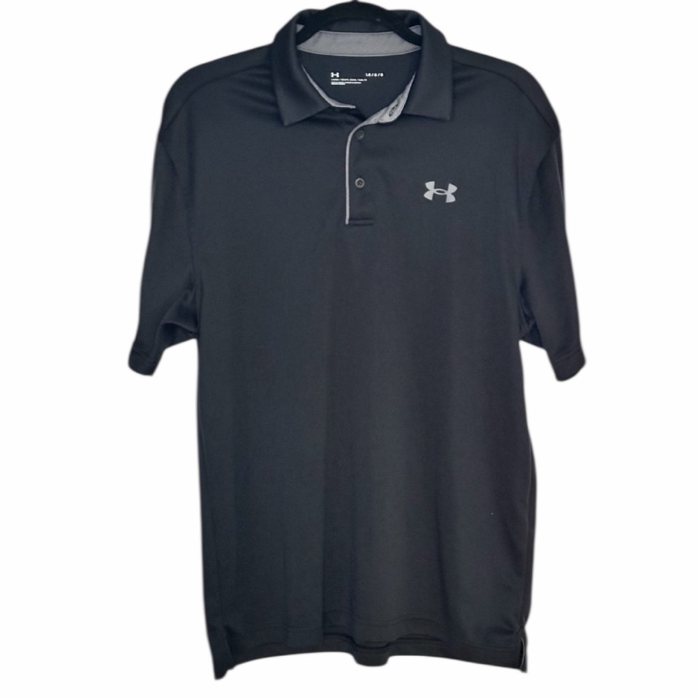 Under Armour Men Tech Polo Size Large Pre-Loved Performance Wear